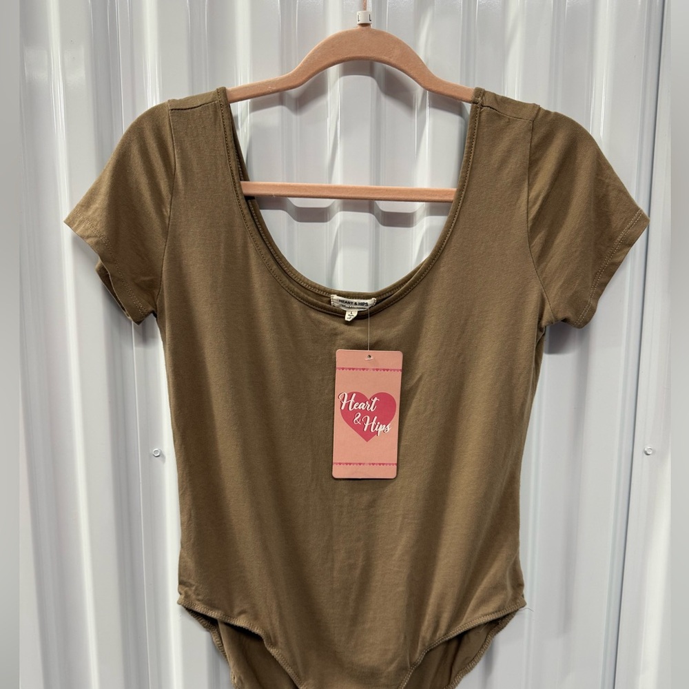 Heart & Hips Olive Bodysuit